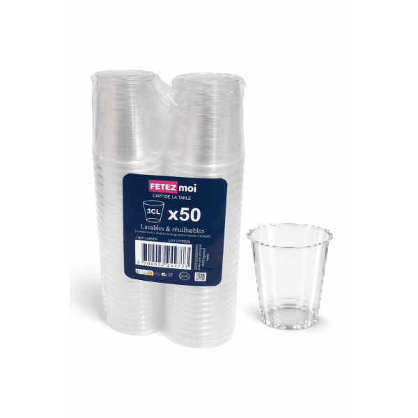 shot cristal 50 pieces 30ml