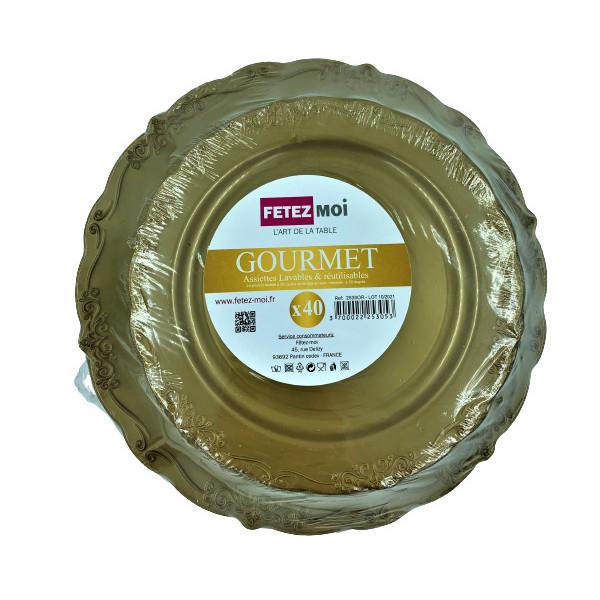 KIT 40 ASSIETTES