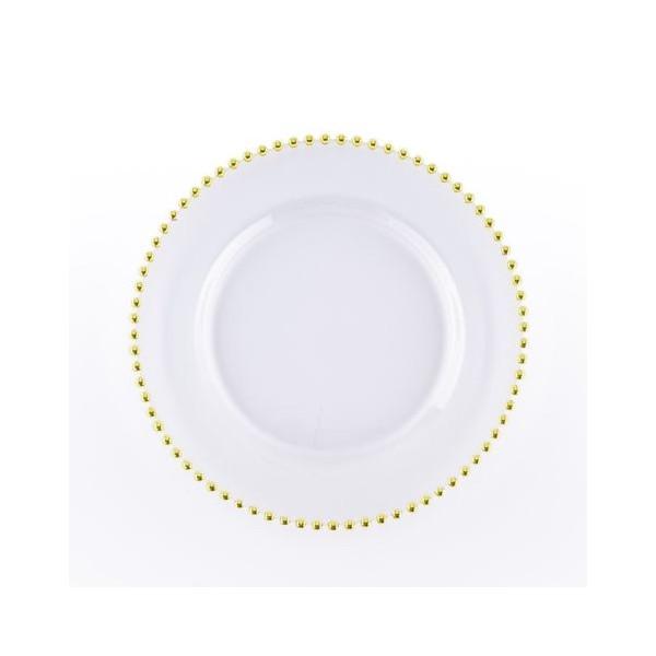 COMBO assiette perle or X6 pcs