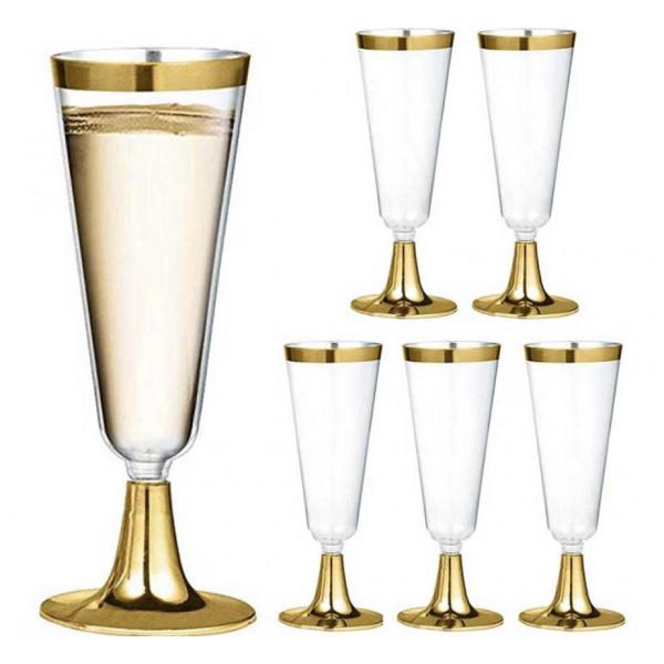 flûte à champagne 6 pieces